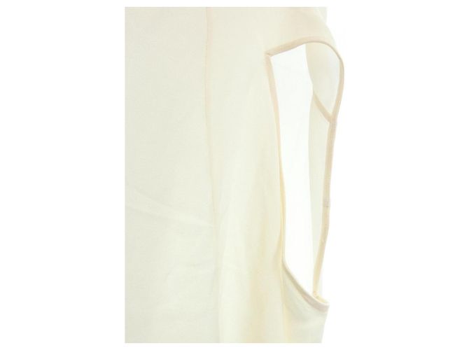 Top de seda Alexander McQueen Beige - vista 6