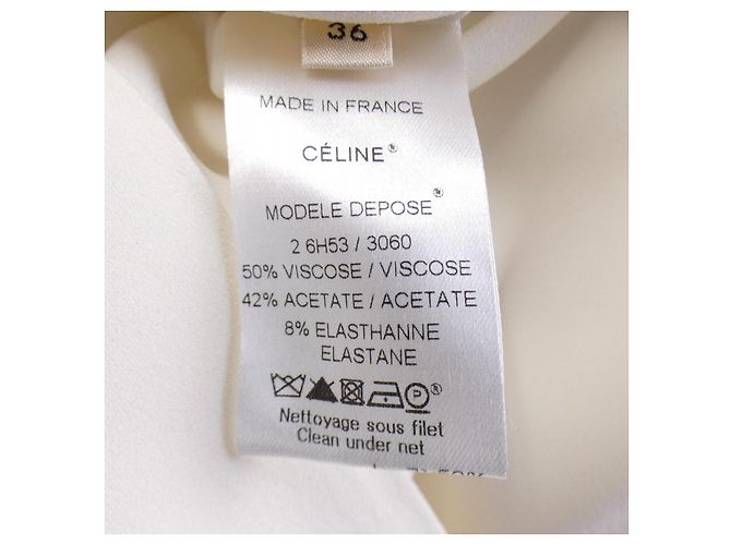 Céline Celine Kleid Weiß - Ansicht 3
