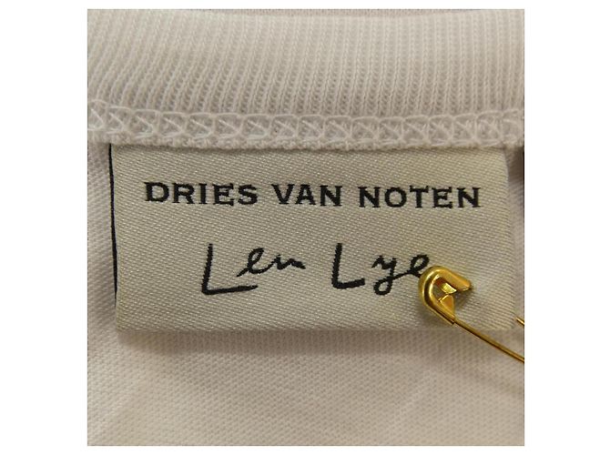 Top Len Lye Dries Van Noten Blanco Naranja - vista 4