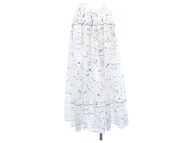 Falda Christian Dior Blanco - vista 2
