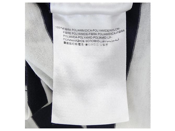 Top Moncler Bianco Blu navy - vista 4