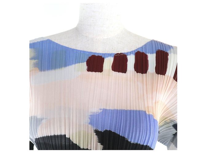 Issey Miyake Multicolor-Polyesterkleid PLEATS PLEASE Mehrfarben - Ansicht 4