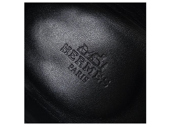 Hermès Hermes Lederschuhe Braun Beige - Ansicht 6