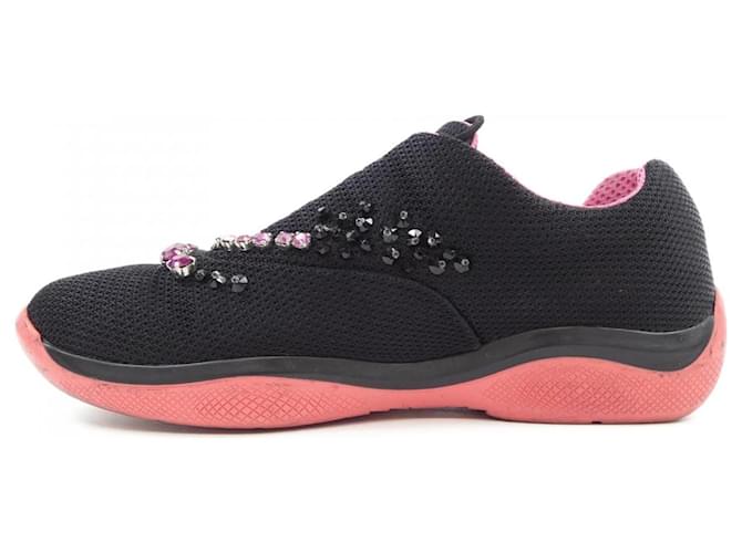 Sneakers Prada Nero - vista 2