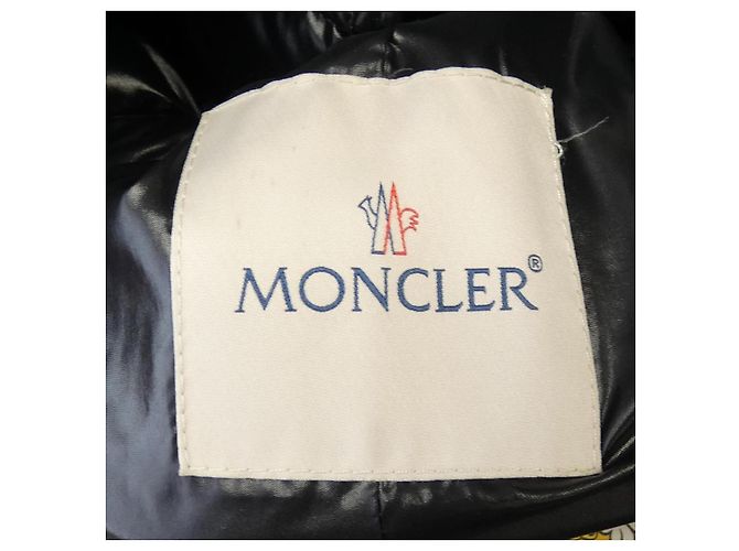 Abrigo Moncler FULMAR Blue Frost Fox Down Negro - vista 5
