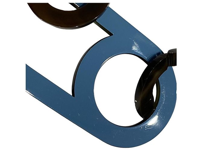 Hermès Colar longo Variation em chifre de búfalo Hermes Azul - vista 4