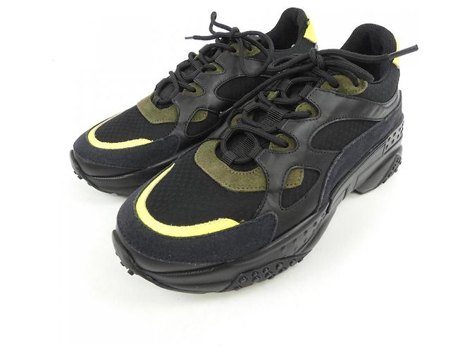 Sneakers TOD'S Nero Giallo - vista 3