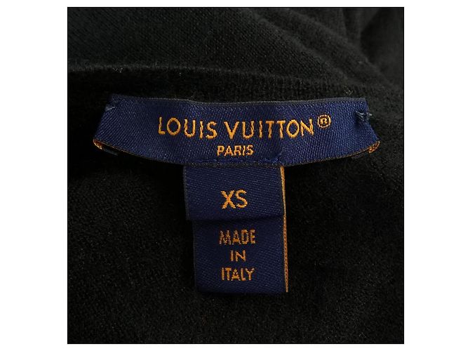 Louis Vuitton Seide-Kaschmir-Strick Schwarz - vue 4