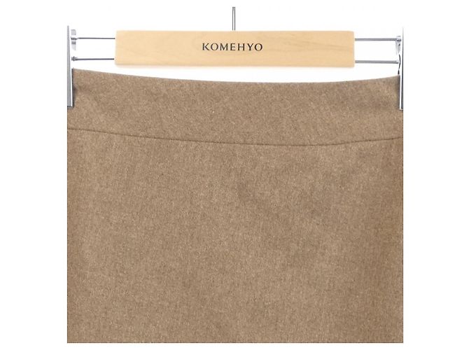 Falda Jil Sander de mezcla de cachemir Castaño - vista 6