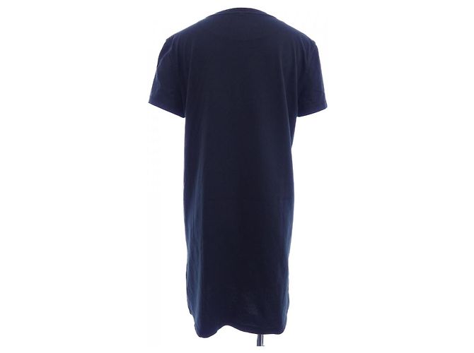 Hermès Hermes CARTOUCHE della Cavalleria Kleid Blau Marineblau - Ansicht 2