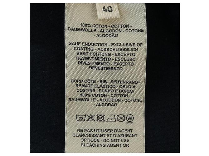 Hermès Hermes CARTOUCHE della Cavalleria Kleid Blau Marineblau - Ansicht 3