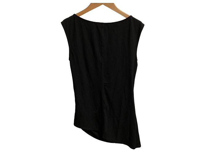 Autre Marque Top con cuello asimétrico Pinky&Dianne Negro - vista 4