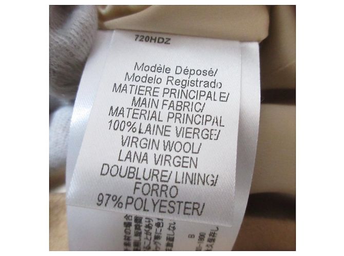 Autre Marque Falda midi de lana Paule Ka Castaño Camello - vista 8