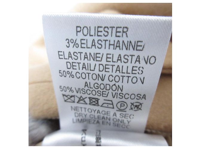 Autre Marque Falda midi de lana Paule Ka Castaño Camello - vista 9