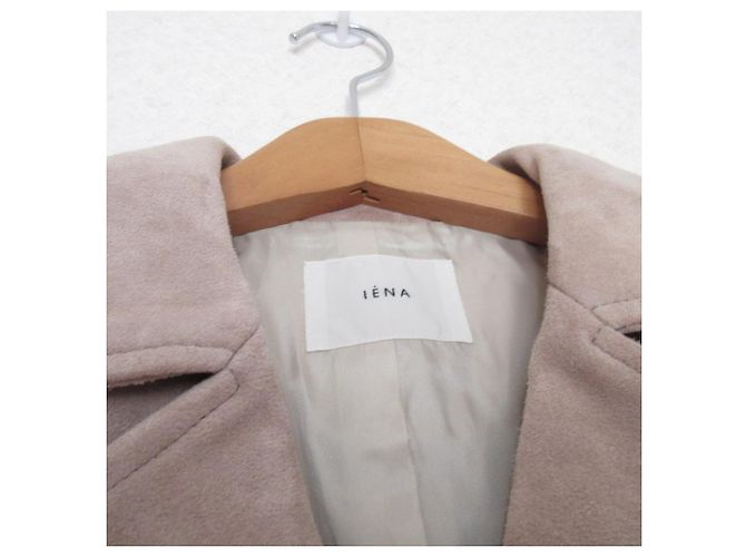 Autre Marque Chaqueta Rider de ante de cabra IENA Beige - vista 3