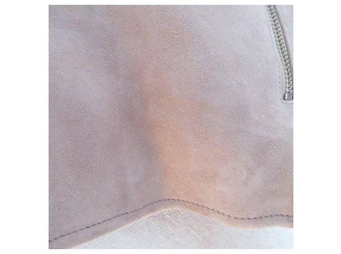 Autre Marque Chaqueta Rider de ante de cabra IENA Beige - vista 6