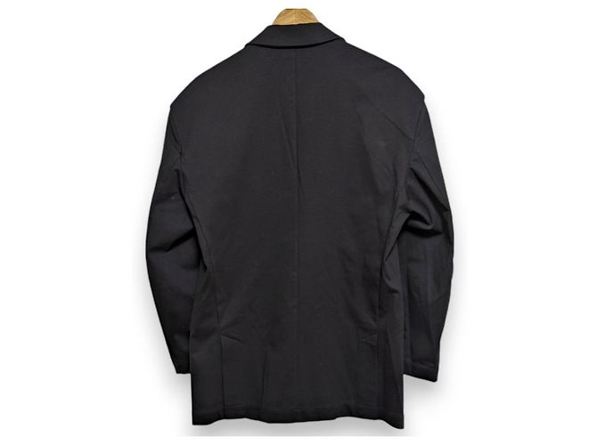 ISSEY MIYAKE SIMPLE ENSEMBLE Jersey Double Jacket Negro - vista 2