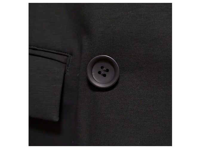 ISSEY MIYAKE SIMPLE ENSEMBLE Jersey Double Jacket Negro - vista 5