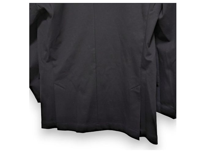 ISSEY MIYAKE SIMPLE ENSEMBLE Jersey Double Jacket Negro - vista 6