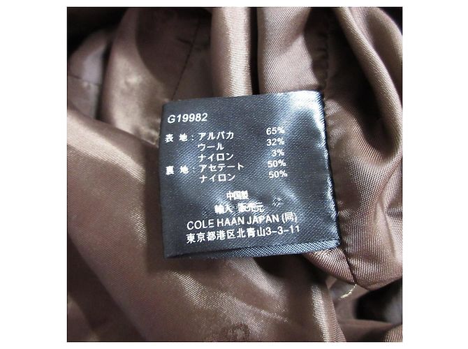 Autre Marque Abrigo de alpaca con cuello grande de Cole Haan Beige - vista 10