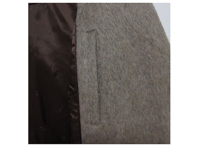 Autre Marque Abrigo de alpaca con cuello grande de Cole Haan Beige - vista 4