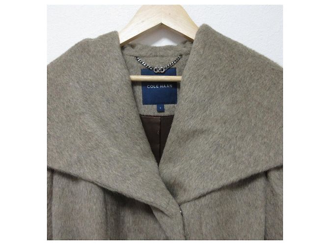 Autre Marque Abrigo de alpaca con cuello grande de Cole Haan Beige - vista 6