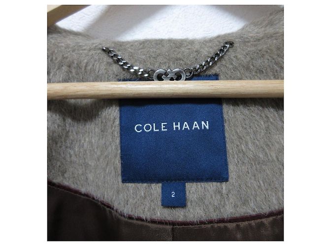 Autre Marque Abrigo de alpaca con cuello grande de Cole Haan Beige - vista 9