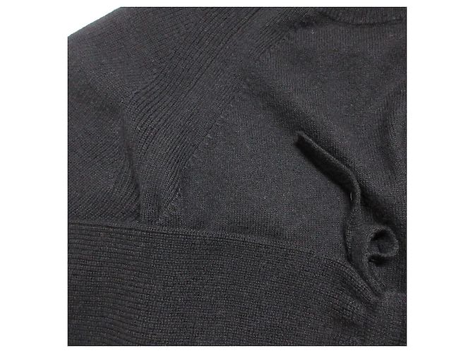 Autre Marque All Saints Candice Strickkleid mit Ärmeln Schwarz - Ansicht 10