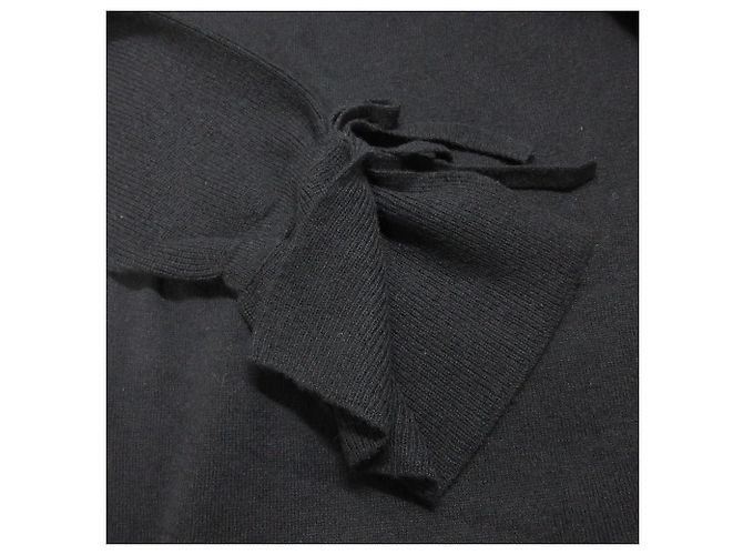 Autre Marque All Saints Candice Strickkleid mit Ärmeln Schwarz - Ansicht 5