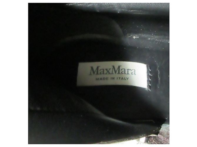 Max Mara Wildleder-Lange Stiefel Braun - Ansicht 4