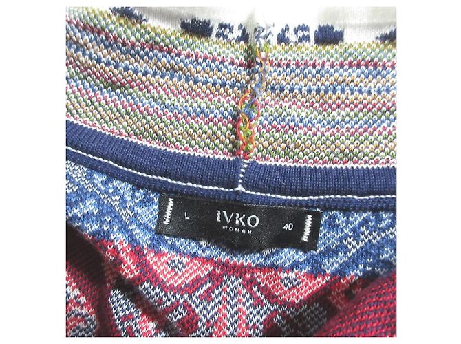 Autre Marque Cárdigan largo de punto de algodón IVKO Multicolor - vista 5
