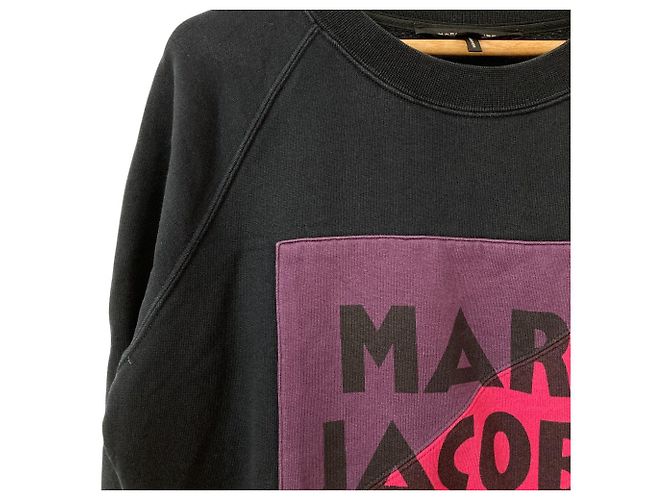 MARC JACOBS Sweatshirt aus Baumwolle mit Logo-Print Schwarz - Ansicht 3