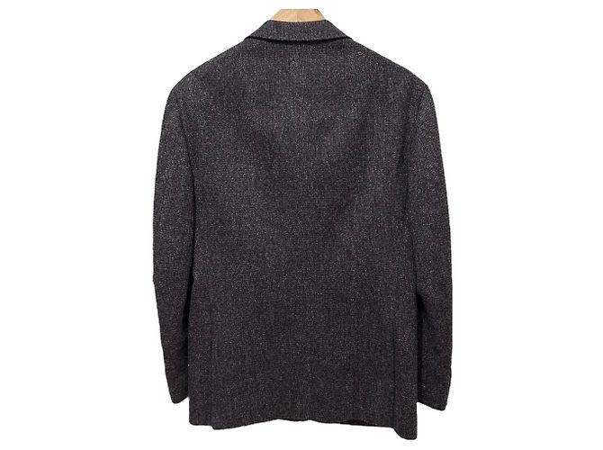 Autre Marque Chaqueta entallada de botonadura sencilla PIOMBO Castaño - vista 2