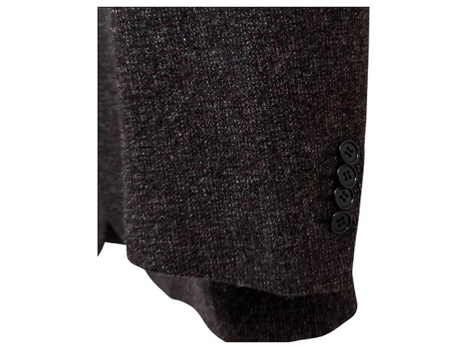 Autre Marque Chaqueta entallada de botonadura sencilla PIOMBO Castaño - vista 4