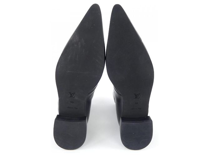 Louis Vuitton Lederstiefel Schwarz - Ansicht 4