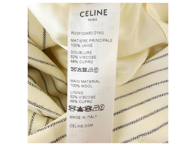 Céline Chaqueta de rayas CELINE Blanco - vista 3