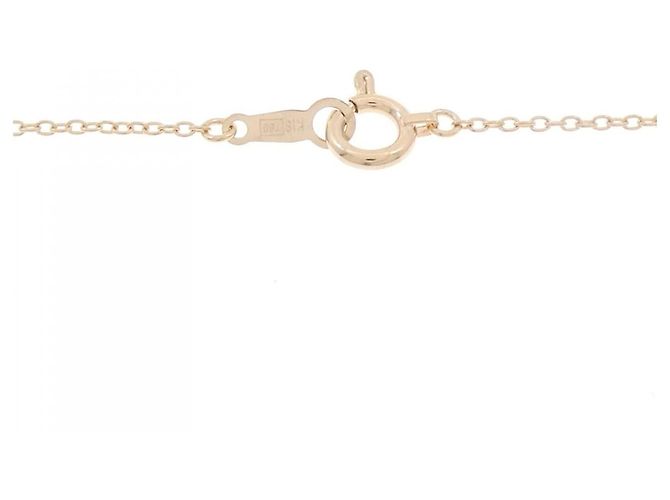 Autre Marque Collana Cross Diamond in Au750 Rosa - vista 5