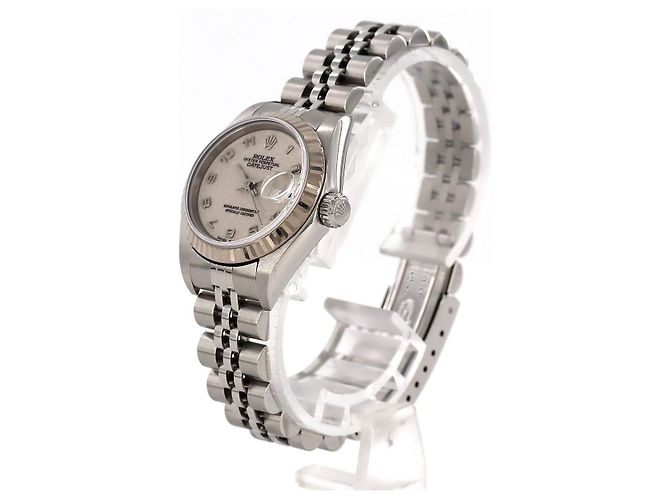 Rolex Datejust Edelstahl x Weißgold Beige - Ansicht 2