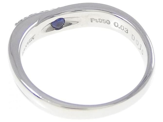 Autre Marque Pt950 Diamantring Silber - Ansicht 3