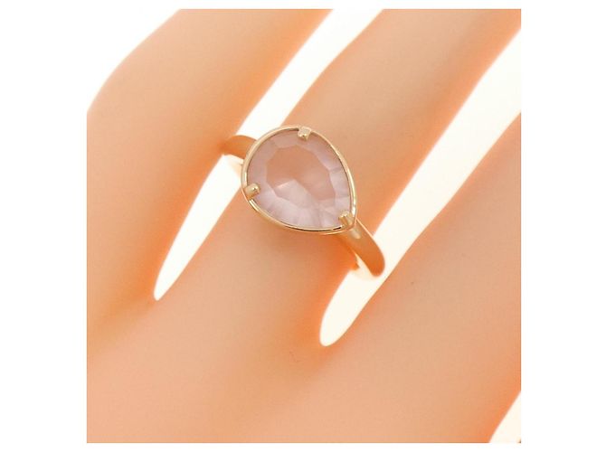 Autre Marque Anello Veretta Ottavia Au750 Rose Quartz Rosa - vista 5