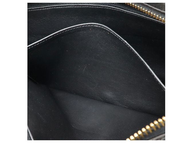 Timeless Bolsa Tote 2way em pele de cordeiro Chanel Preto - vista 8
