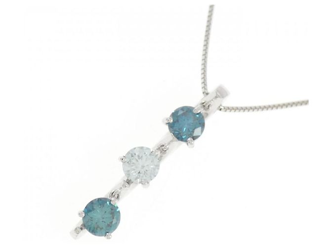 Autre Marque Collana con Diamanti Au750 Argento - vista 3