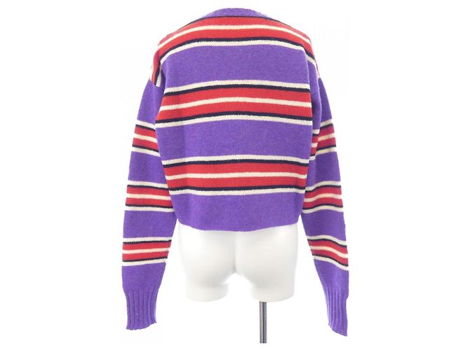Top in maglia Miu Miu Rosso - vista 2