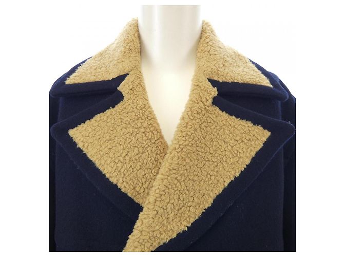 Abrigo Peacoat de lana Gucci Azul Azul marino - vista 5