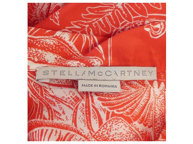 Stella Mc Cartney Camicia Stella McCartney Bianco Rosso - vista 4
