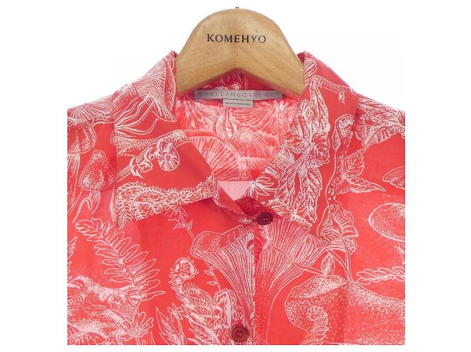 Stella Mc Cartney Camicia Stella McCartney Bianco Rosso - vista 5