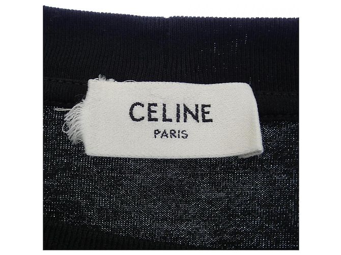 Céline CELINE T-shirt in cotone Nero - vista 4