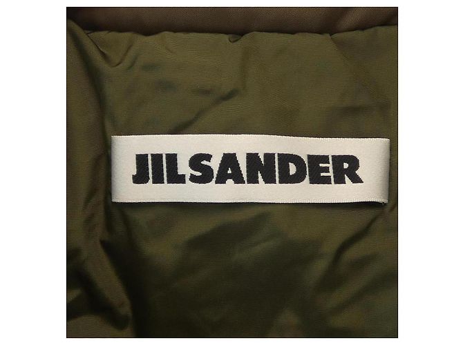Casaco de plumas Jil Sander Verde Caqui - vista 4