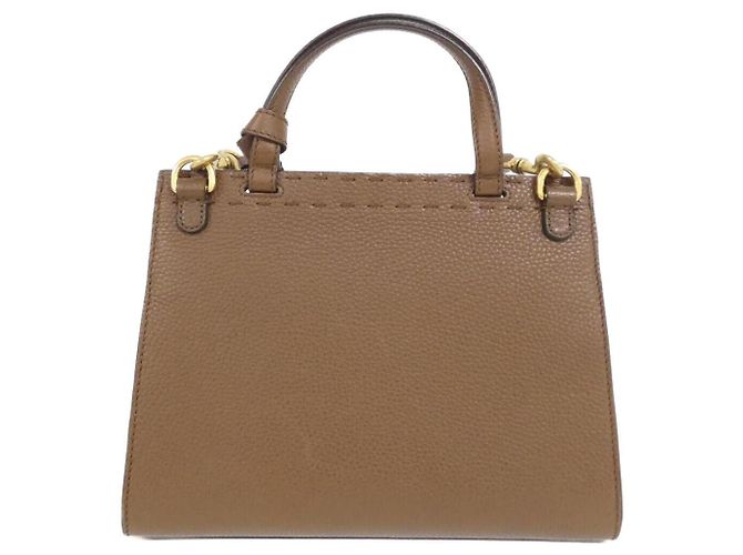 Borsa a tracolla in pelle Gucci GG MARMONT Marrone - vista 2