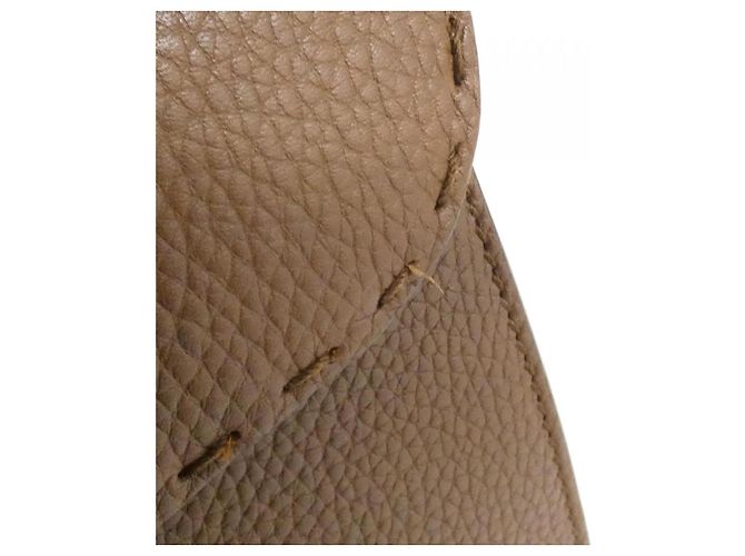 Borsa a tracolla in pelle Gucci GG MARMONT Marrone - vista 7
